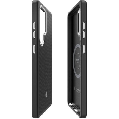 Spigen Enzo Aramid Mag Back Cover Black (Galaxy S25 Ultra)